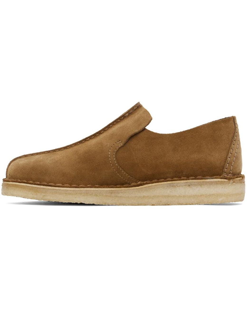 Clarks Tan Desert Mosier Slip-On Loafers in Black for Men | Lyst display picture 1