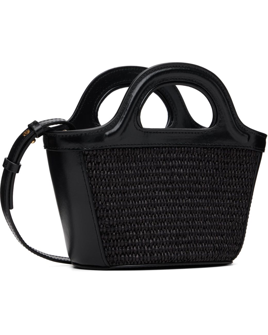 Marni Black Tropicalia Micro Tote