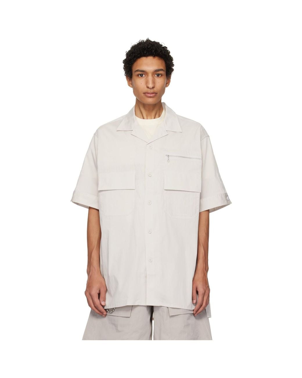 Y-3 White Ut Short Sleeve Shirt for men