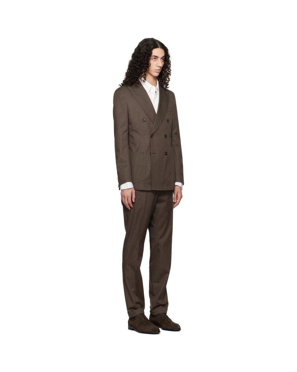Boss Black Two-Piece Slim-Fit Stretch Cotton Suit for men