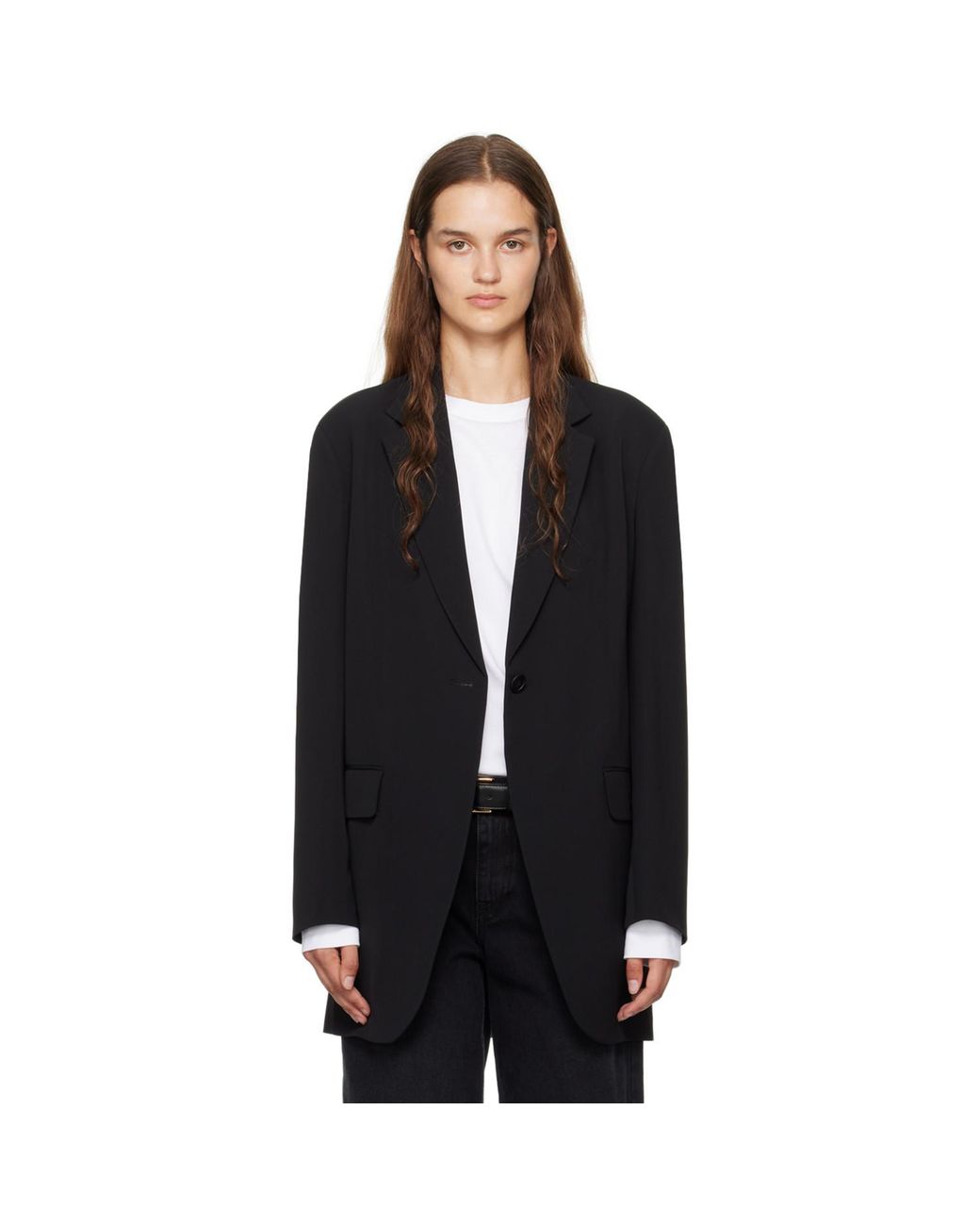 The Row Black Obine Blazer