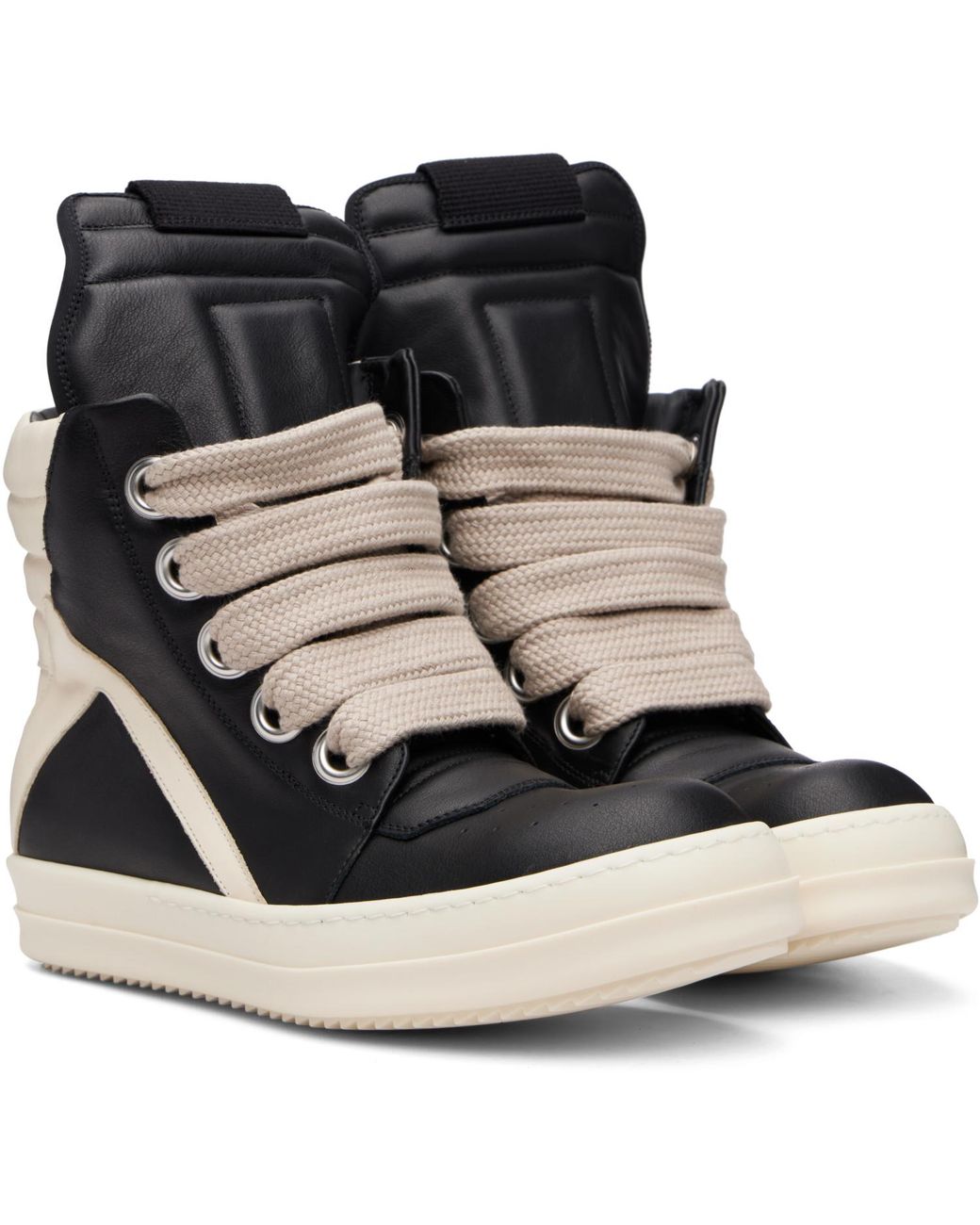Rick Owens Blue Tower Jumbolaced Geobasket Sneakers for men