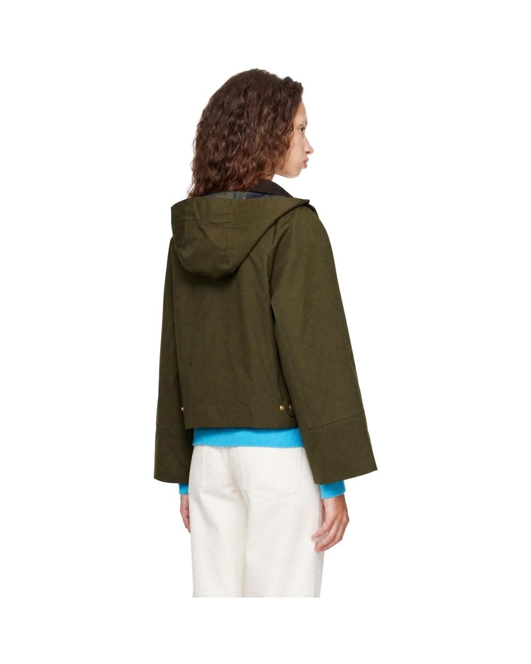 Barbour Green Khaki Terringtone Showerproof Jacket