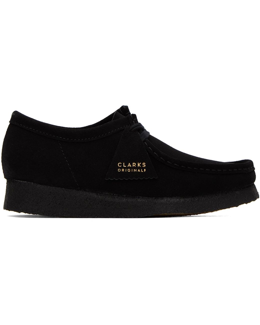 Clarks Black Wallabee Derbys for men