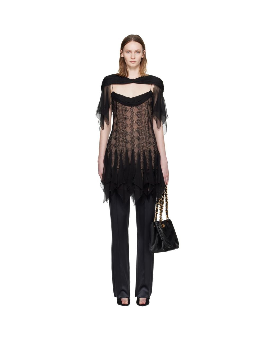 Valentino Black Lace Minidress