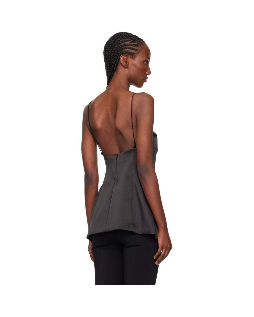 Rohe Black Bustier Top