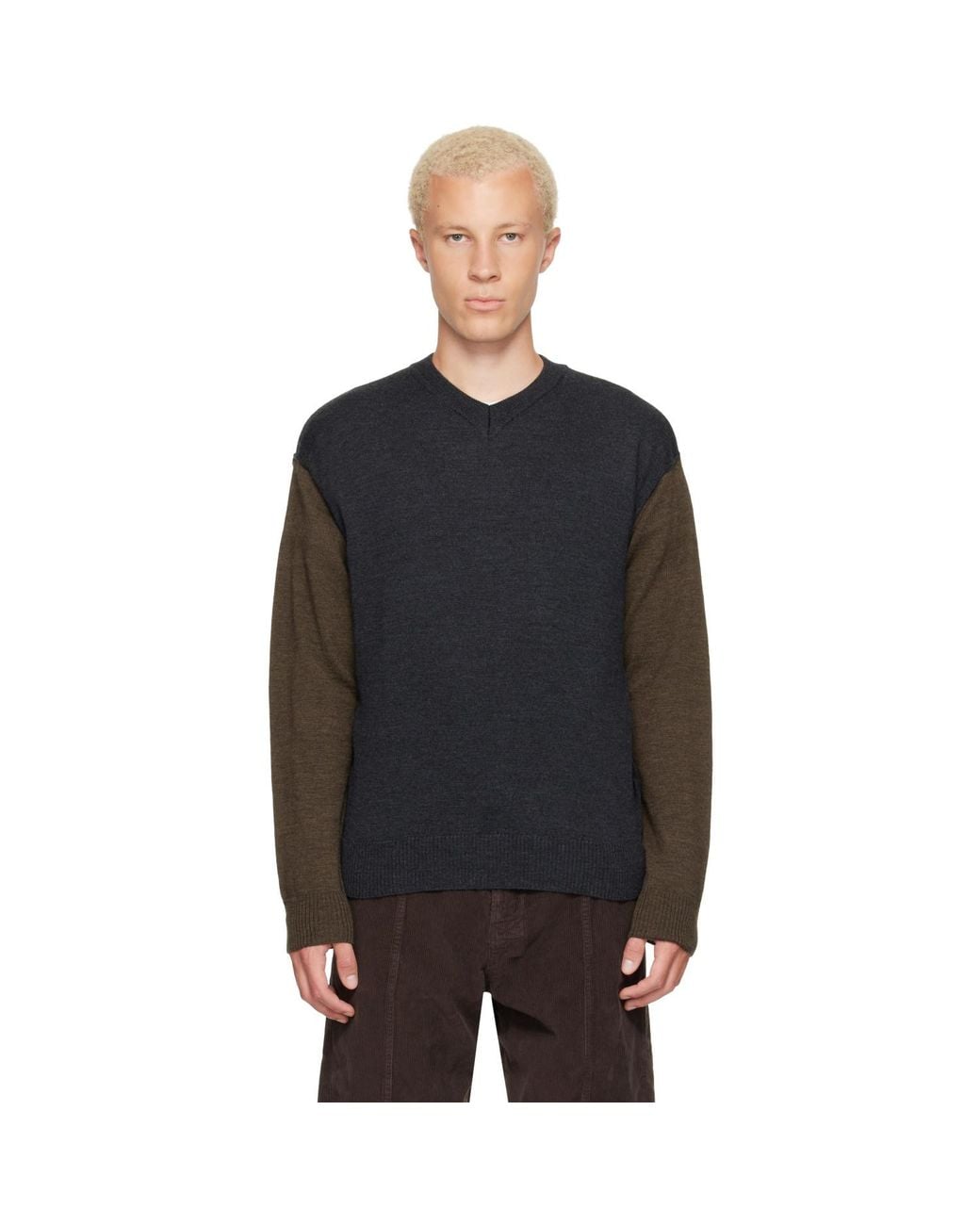 GIMAGUAS Black Khaki Toni Sweater for men