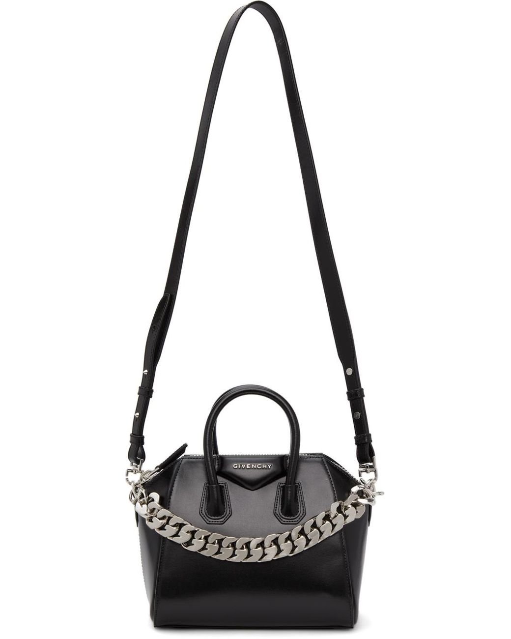Givenchy black mini antigona bag sales