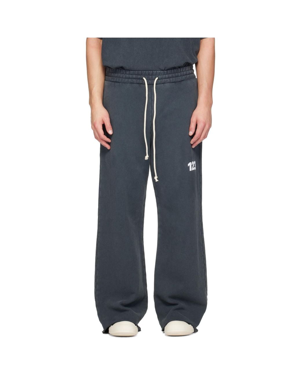 RIVINGTON roi Rebis Blue Uso '123' Principal Sweatpants for men