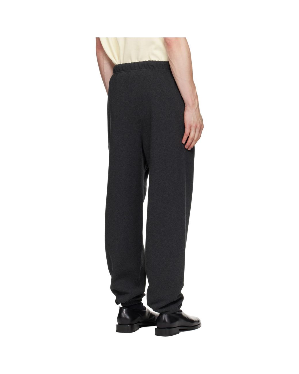 Fear Of God Black Classic Fleece Sweatpants for men