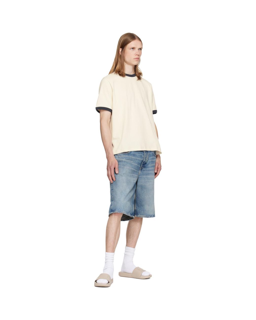 Givenchy White Label Slide Sandals for men