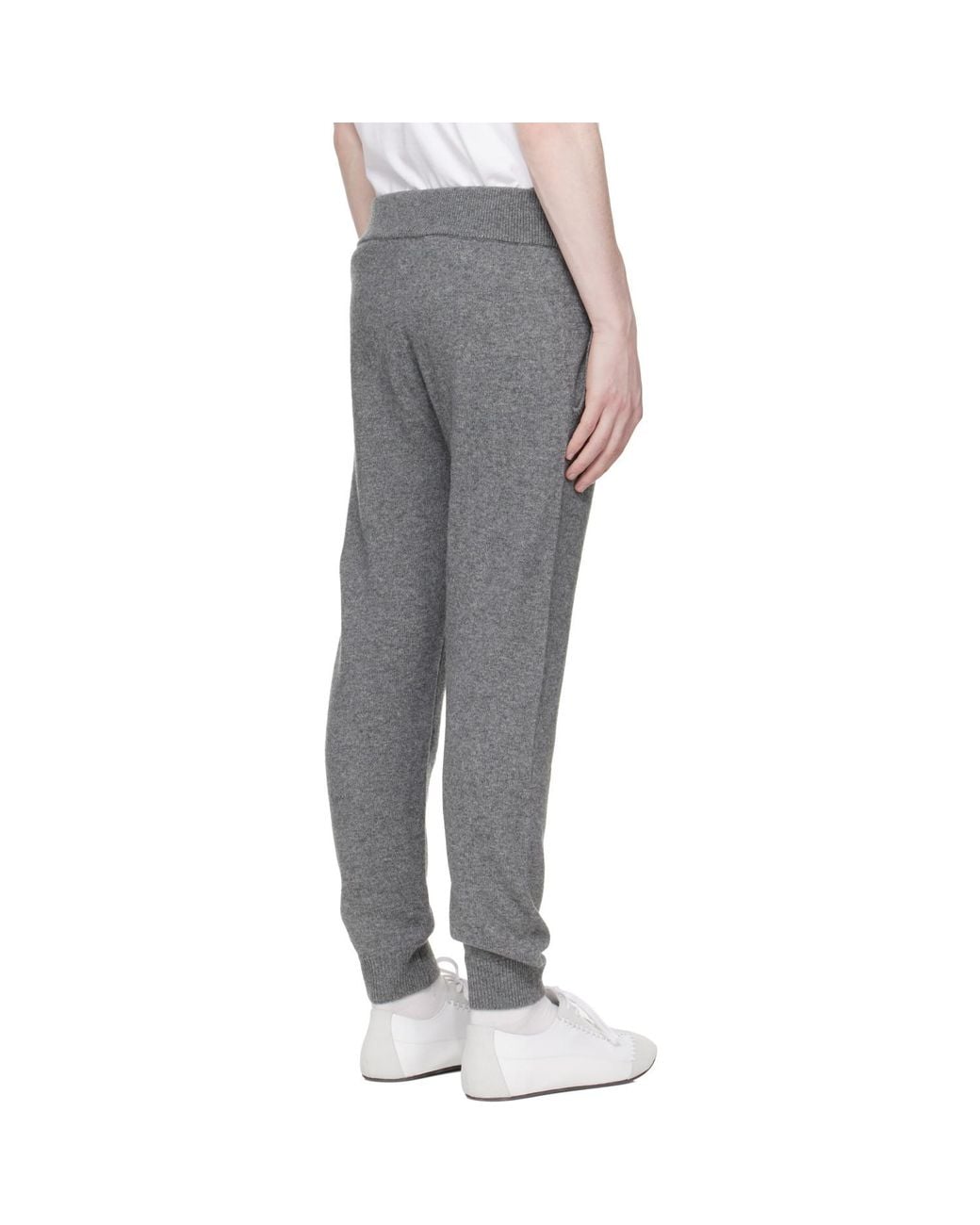 Entire studios Black Slim Knit Lounge Pants for men