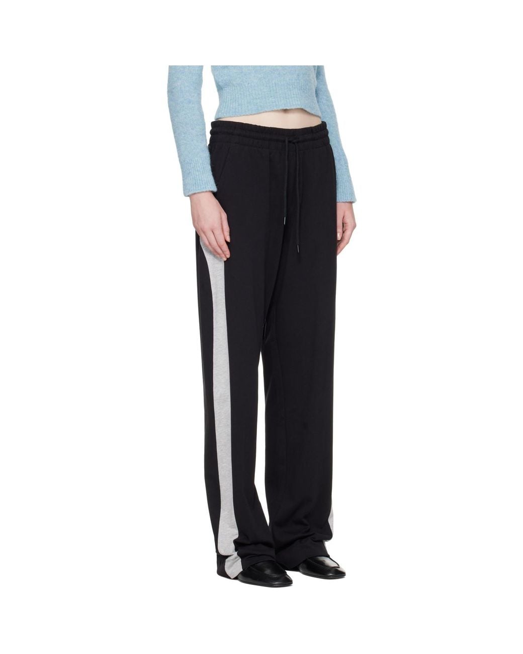 Dries Van Noten Black Cotton Lounge Pants