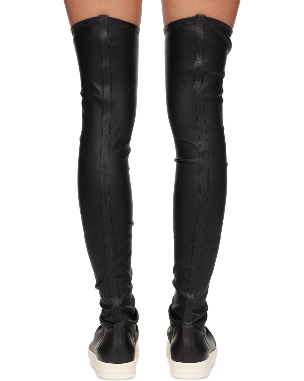 Rick Owens Concordians High Stocking Sneakers in Black | Lyst