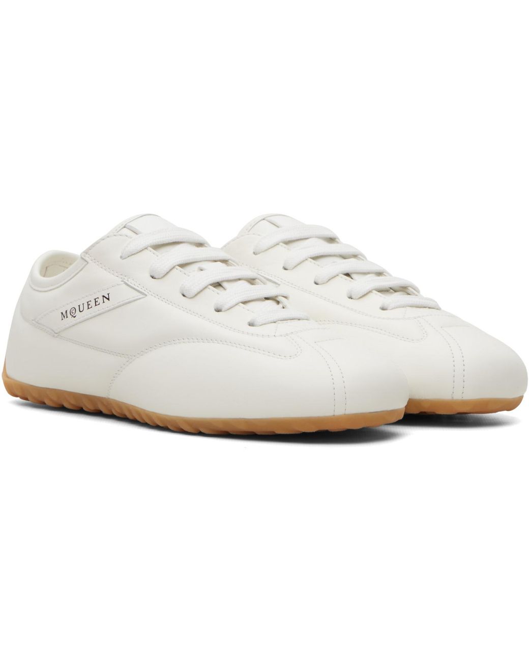 McQueen White Padded Sneakers