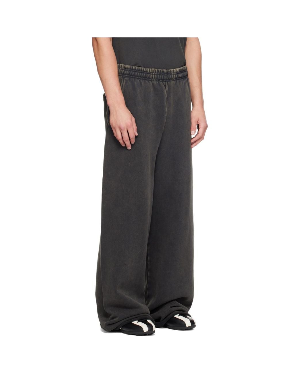 Entire studios Black Full Sweatpants for men