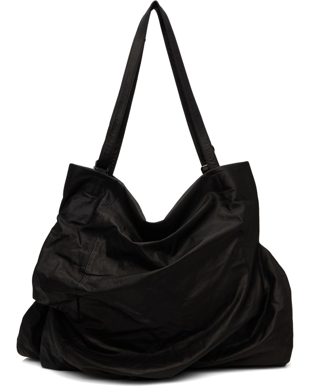 Yohji Yamamoto Unevenness Tote in Black | Lyst
