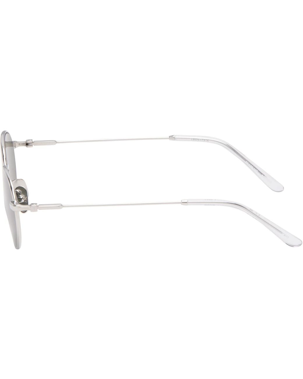 THISTLES Gray 'The Cruz' Sunglasses