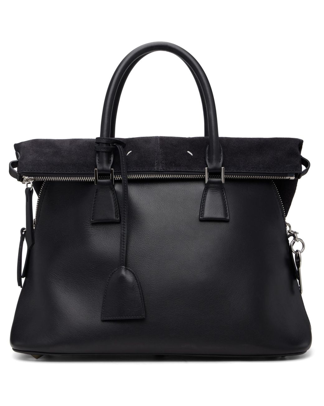Maison Margiela Black 5Ac Soft Medium Tote for men