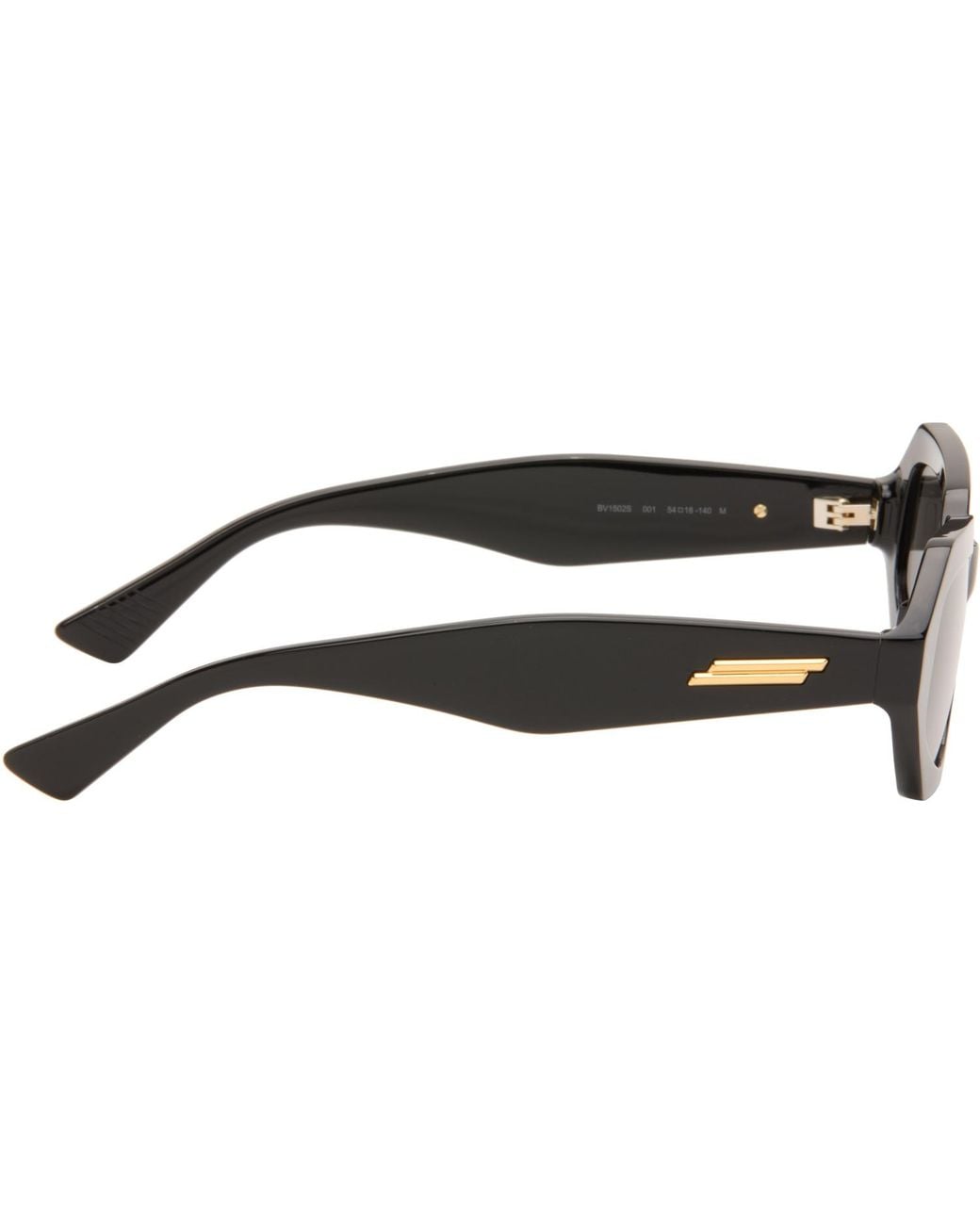 Bottega Veneta Gray Classic Oval Sunglasses for men