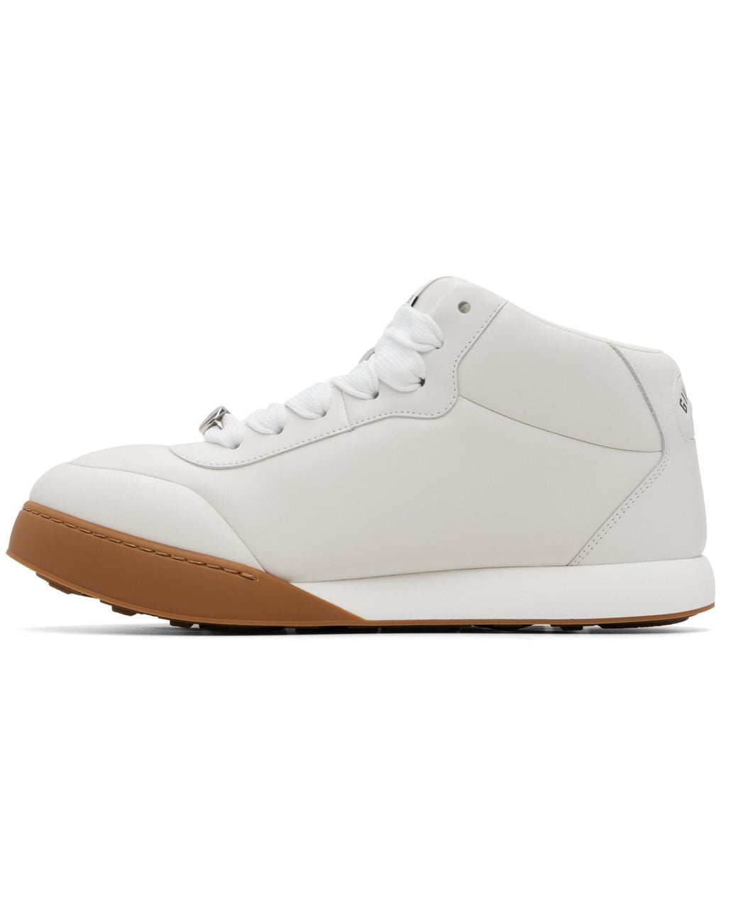 Givenchy White Puffy Yard' Mid-Top Sneakers for men