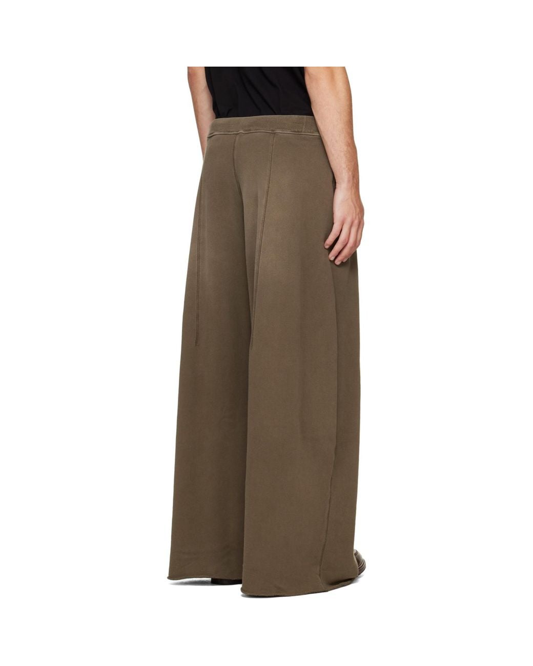 R13 Brown Foldover Sweatpants for men