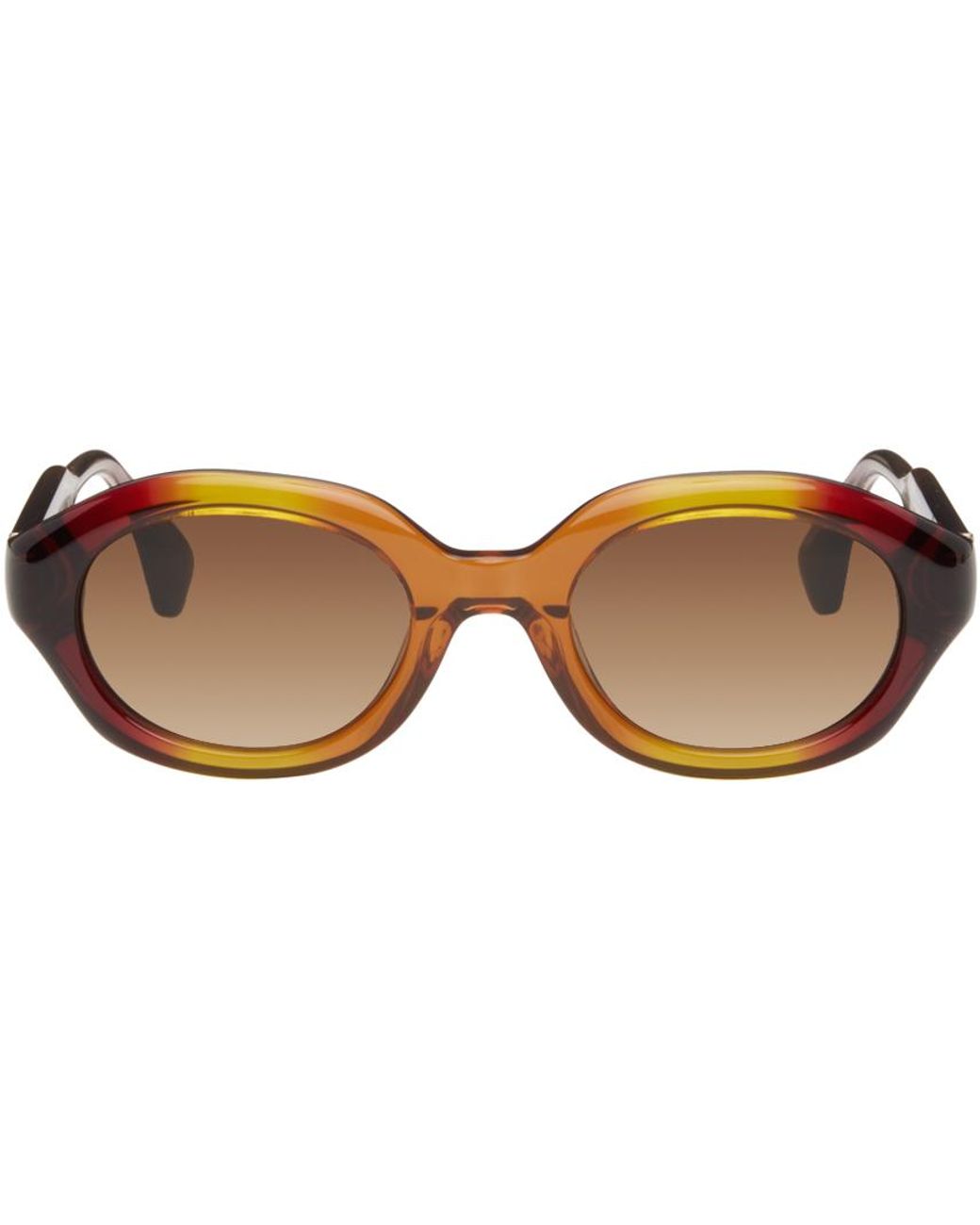 メンズ Vivienne Westwood &レッド Zephyr サングラス ブラック