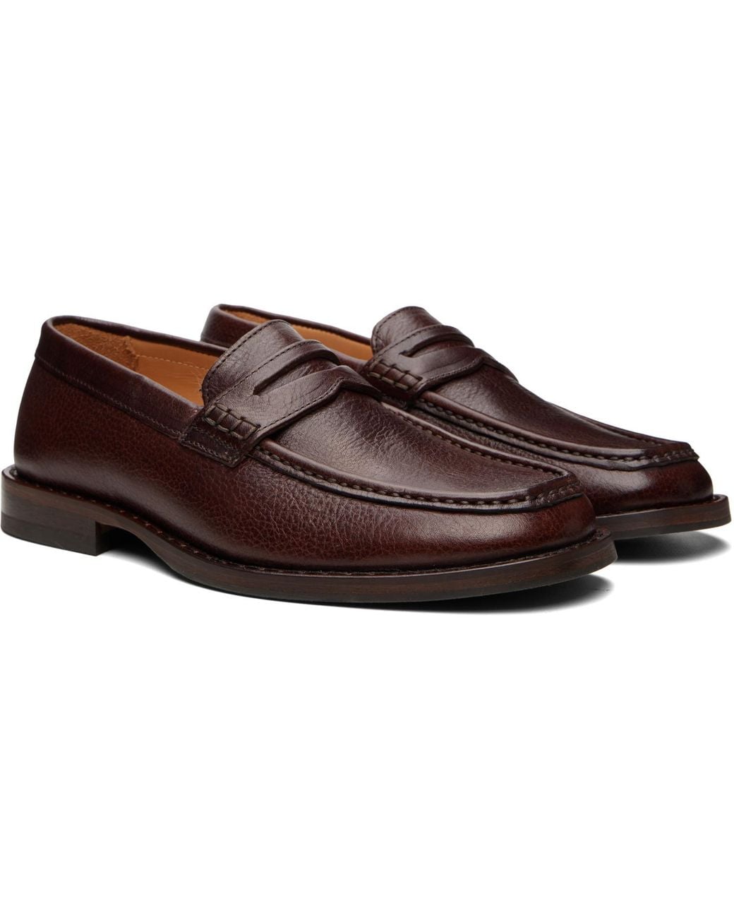 Our Legacy Brown Light Loafers