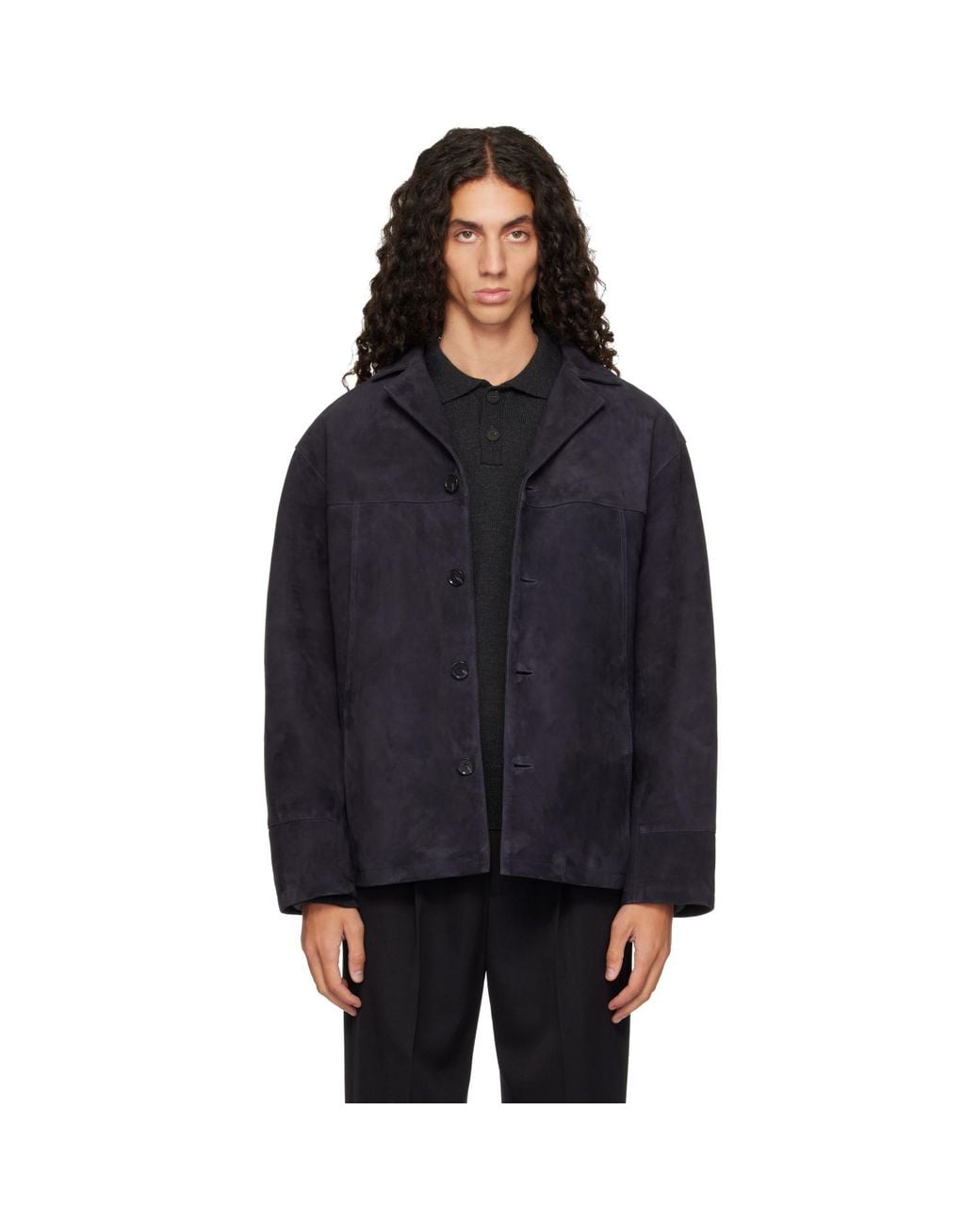 Arma Black Jack Suede Jacket for men