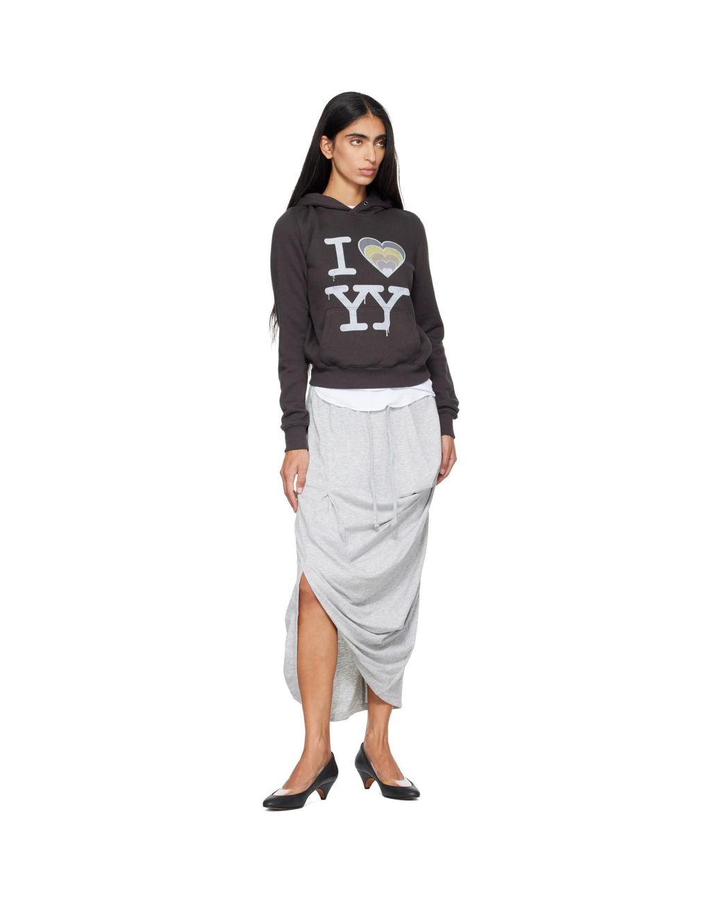 OPEN YY Black 'I Love Yy' Hoodie