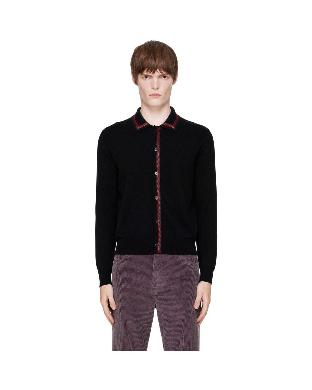 Marni Black Cashmere Cardigan for men
