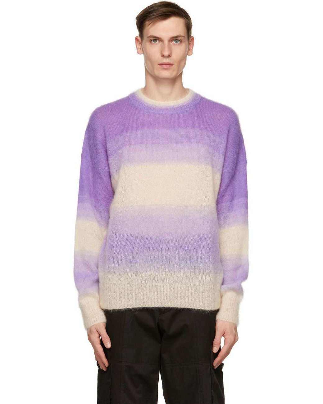 Isabel Marant Purple Mohair Drussellh Sweater for Men | Lyst