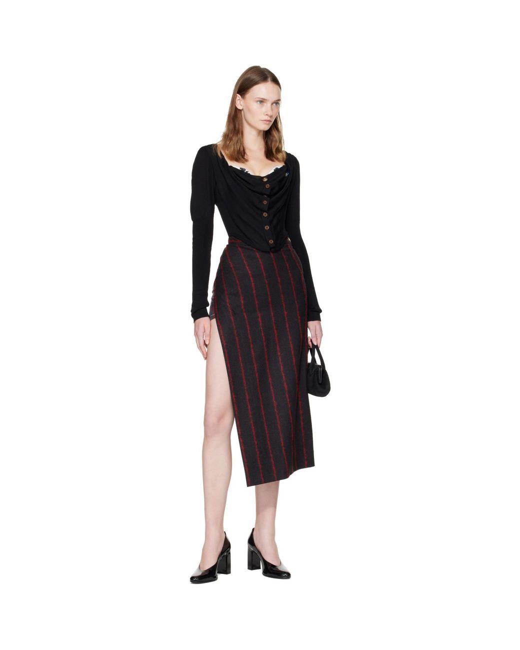 Vivienne Westwood Black Bea Corset Cardigan