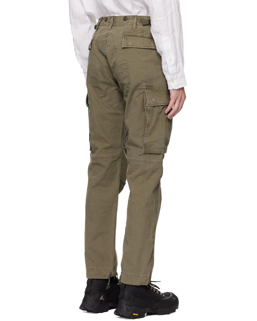 RRL Surplus Cargo Pants in Natural for Men Lyst Canada