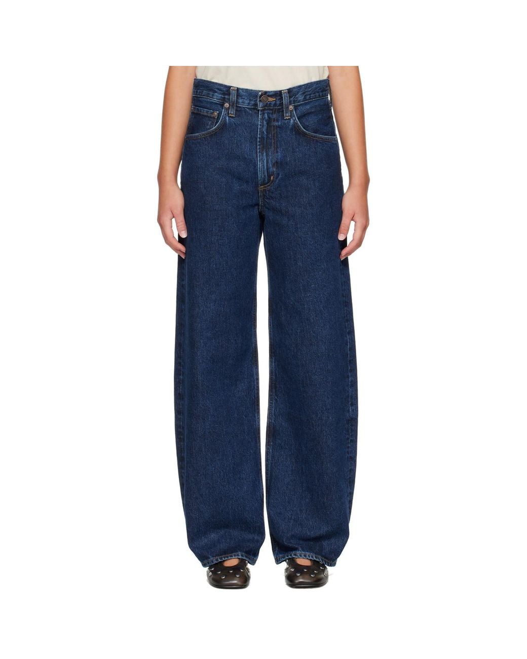 Agolde Blue Low Curve Jeans