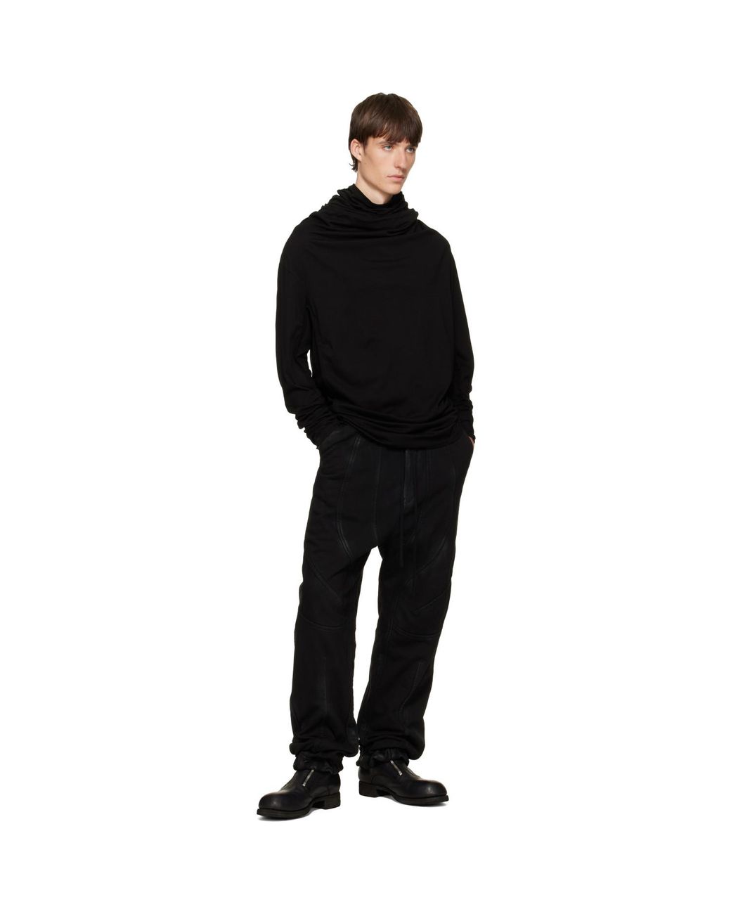 Guidi Black Gr07Fz Zip Up Boots for men
