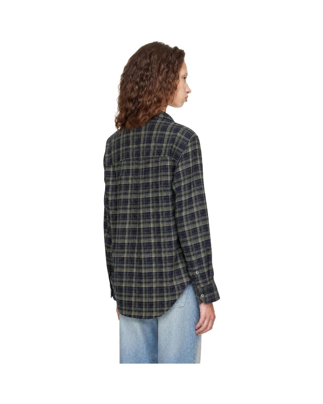 DUNST Black Checked Flannel Bd Shirt