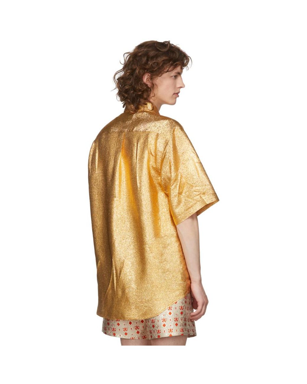 Lurex shirt sale gold