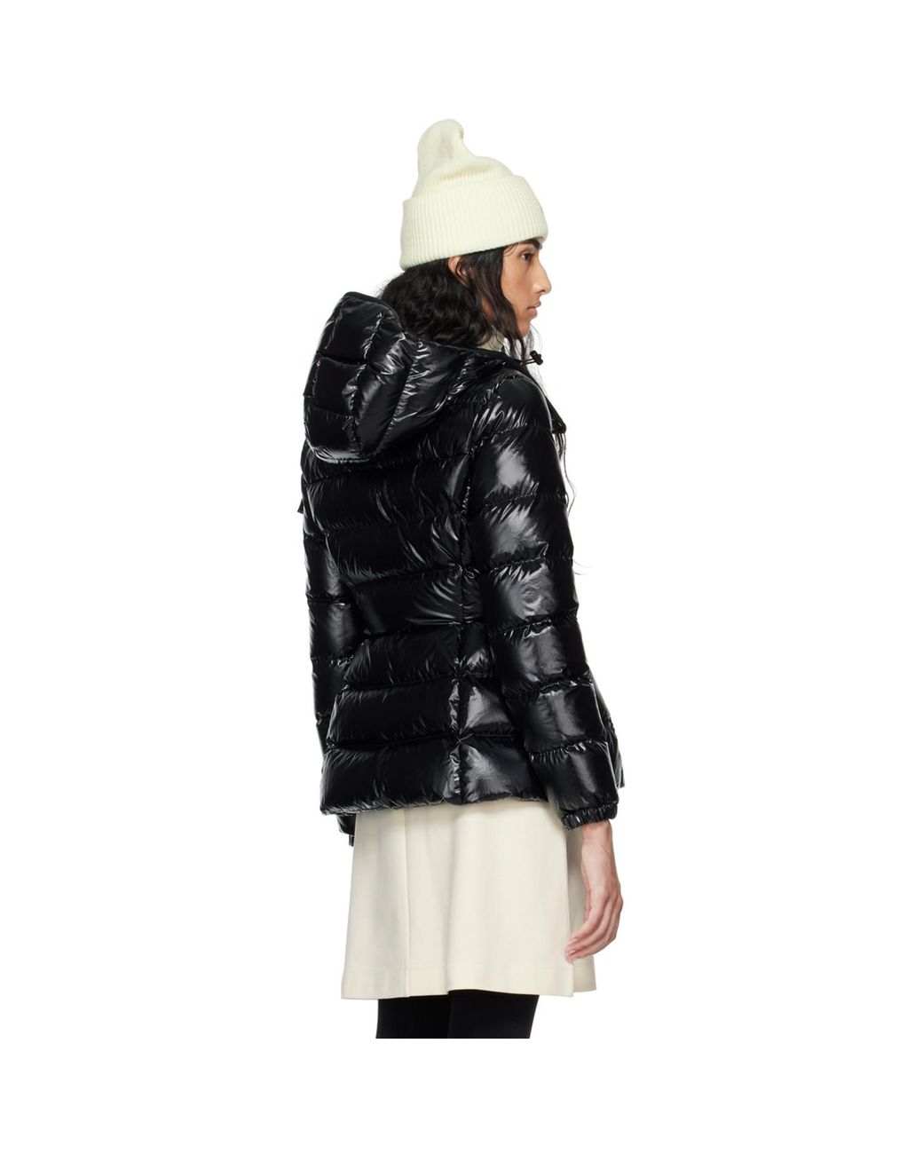 Moncler Black Barante Short Down Jacket