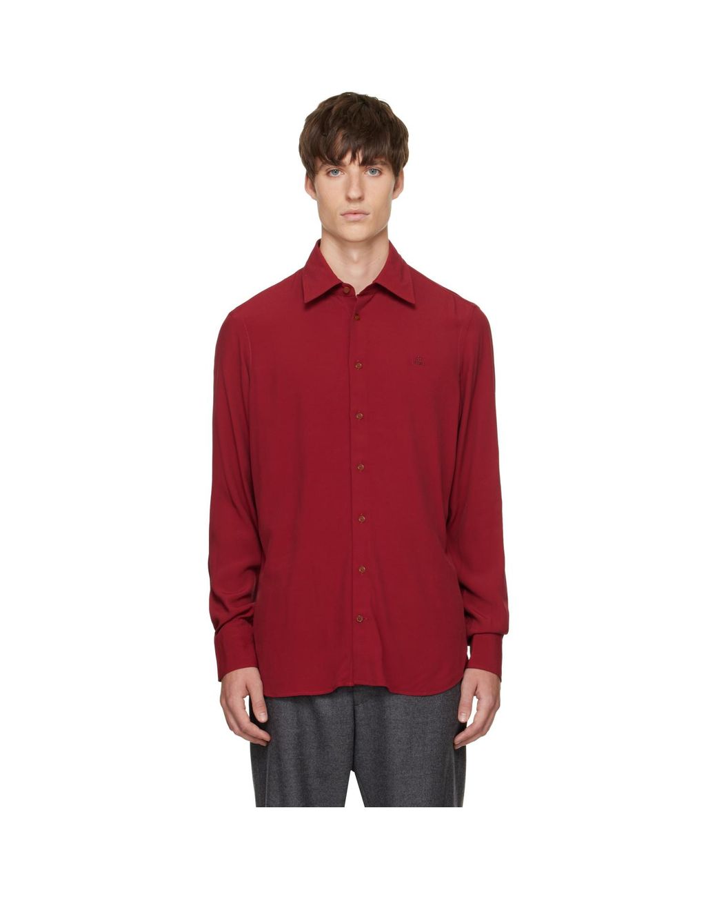 Vivienne Westwood Red Ghost Shirt for men