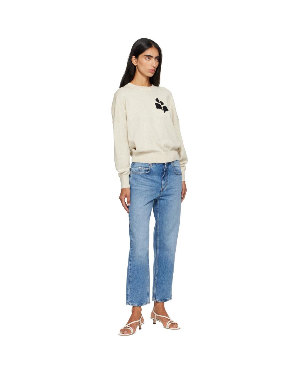 Isabel Marant White Marisans Sweater
