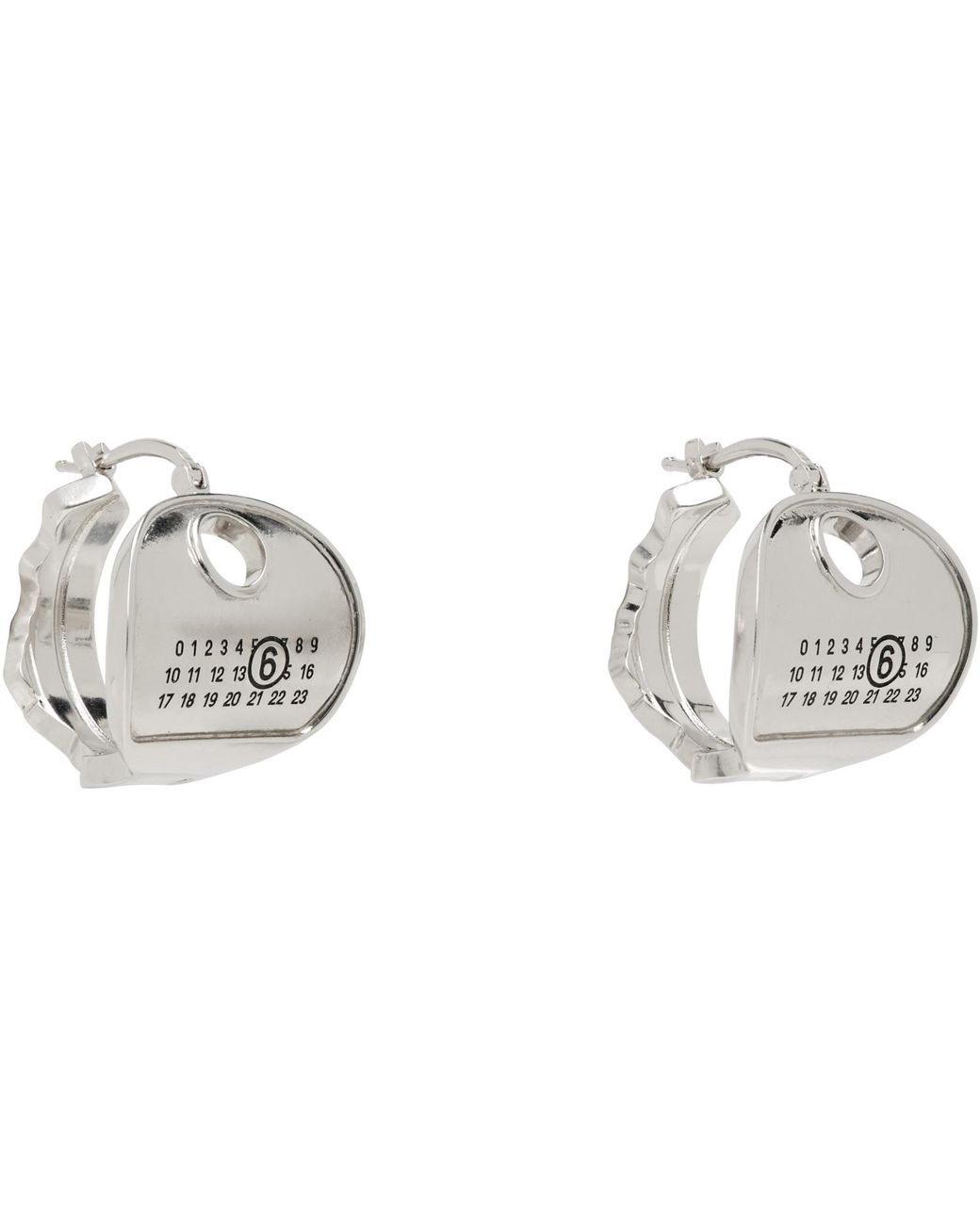 MM6 by Maison Margiela Black Key Earrings for men