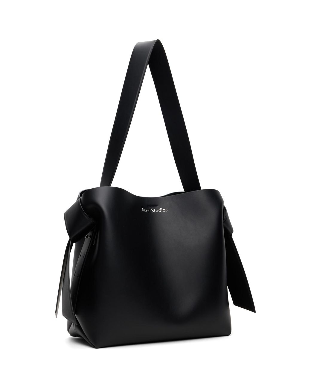 Acne Black Musubi Midi Tote for men