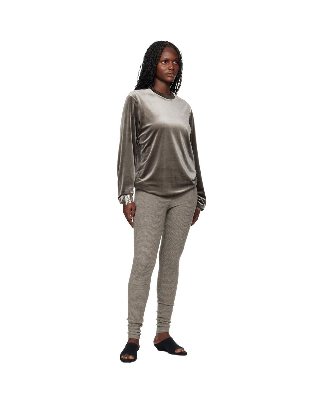 Fear Of God Brown Holiday Velour Classic Long Sleeve T-Shirt
