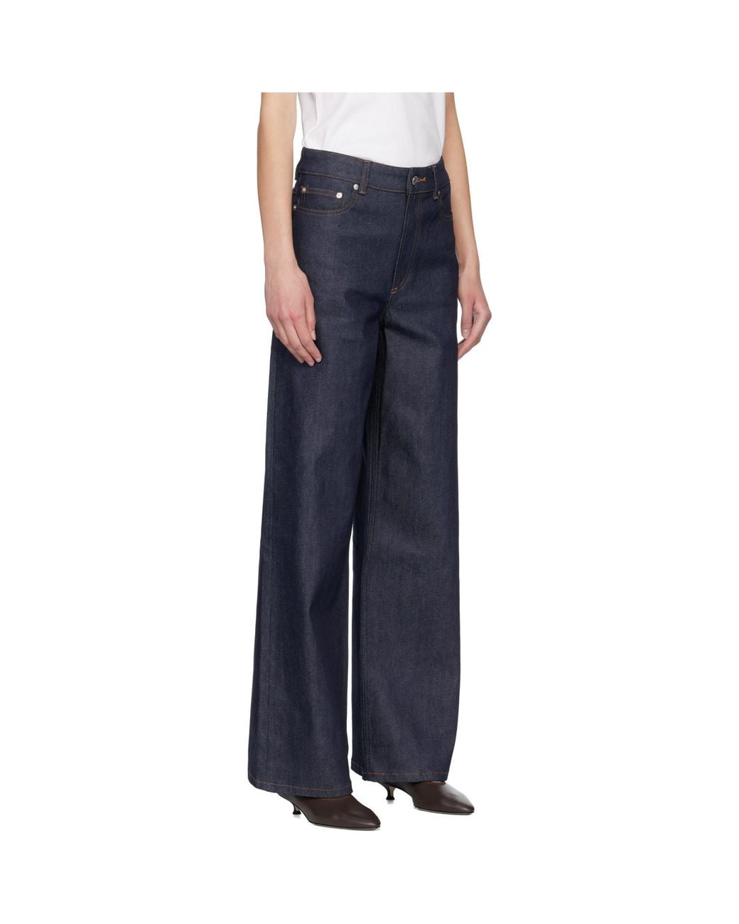 A.P.C. Blue Clyde Jeans