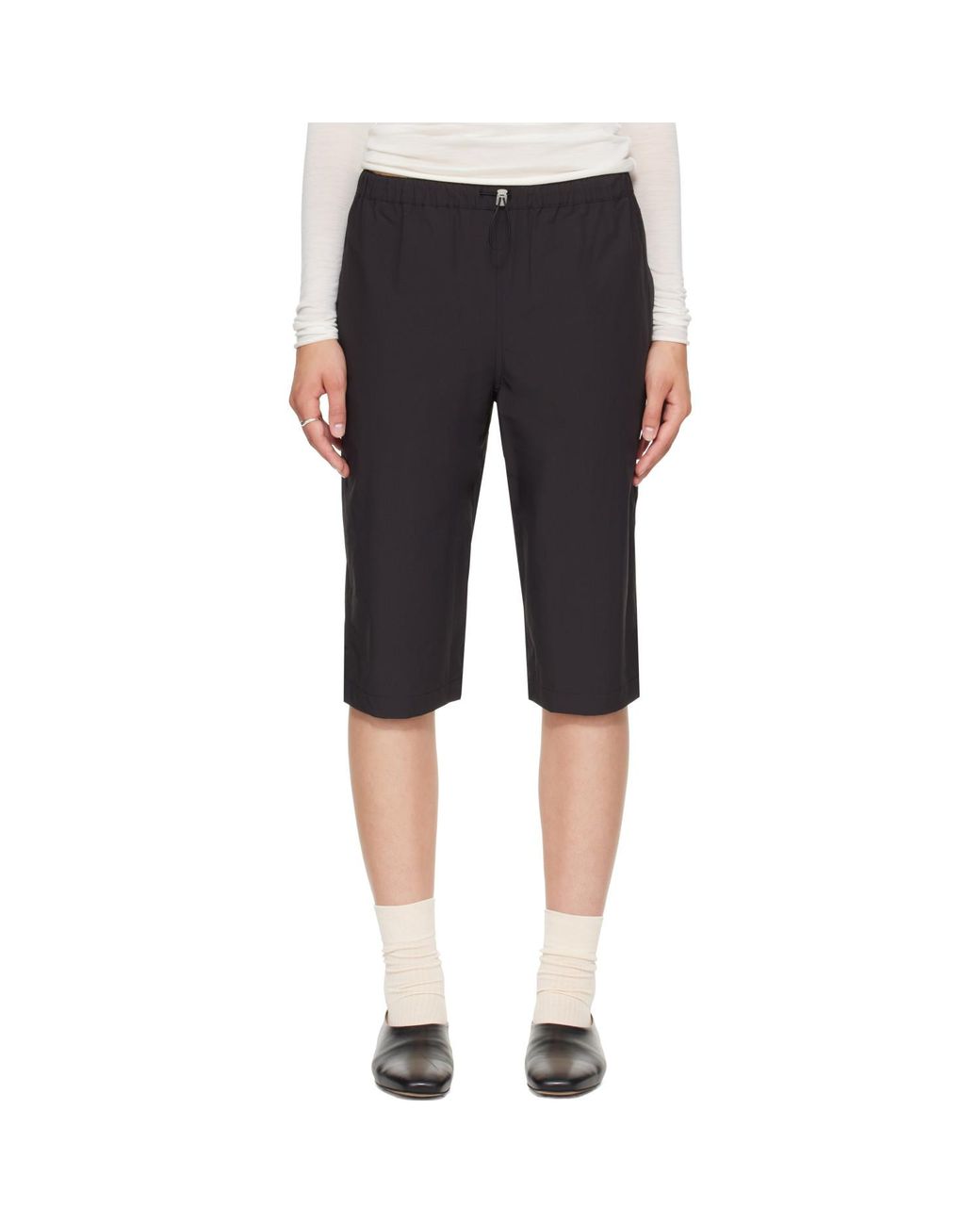 Literary Sport Black Kitty Shorts