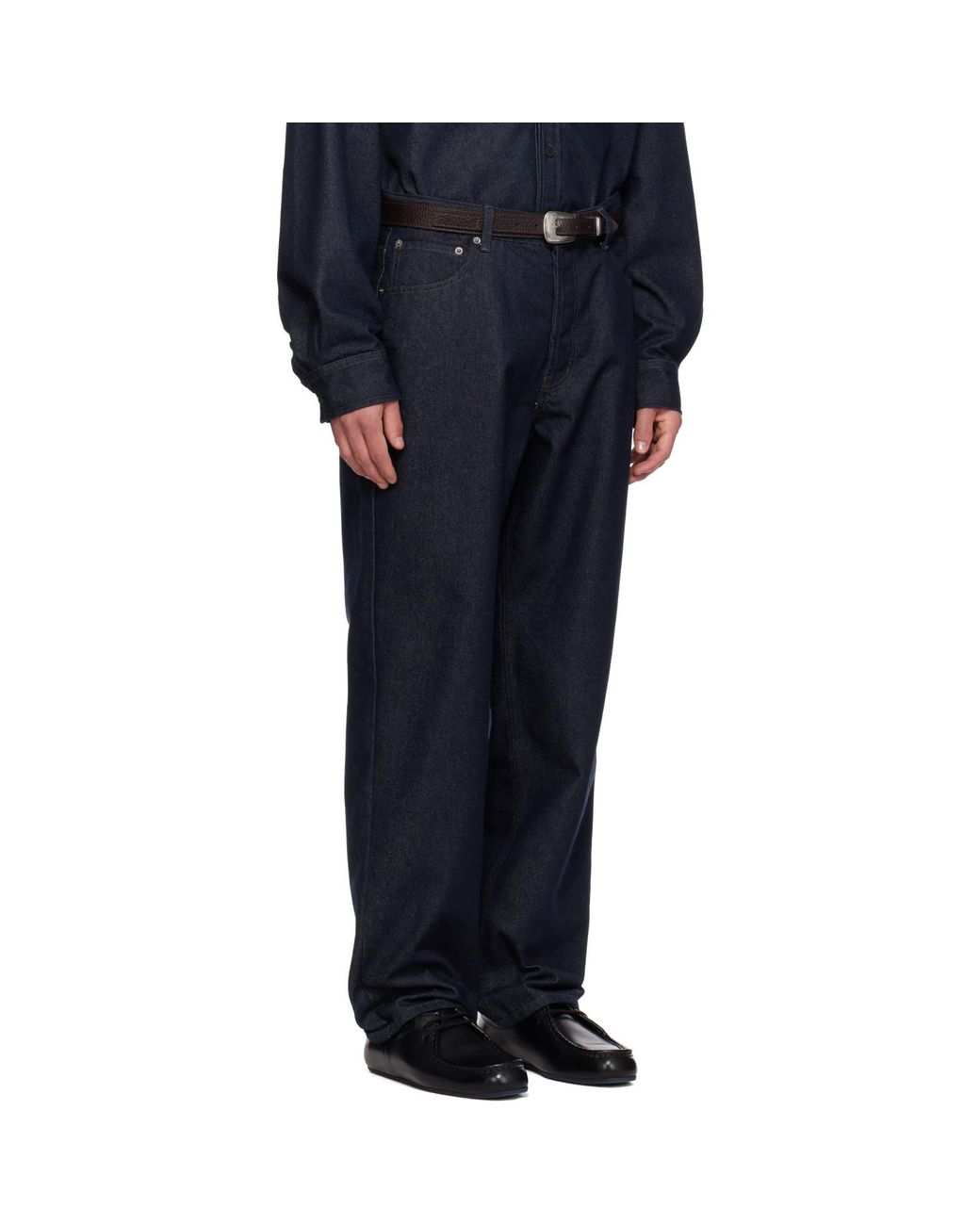 LE17SEPTEMBRE Blue 5-Pocket Jeans for men