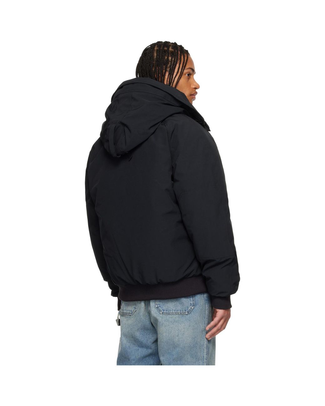 Canada Goose Black Chilliwack Bomber Down Jacket for men