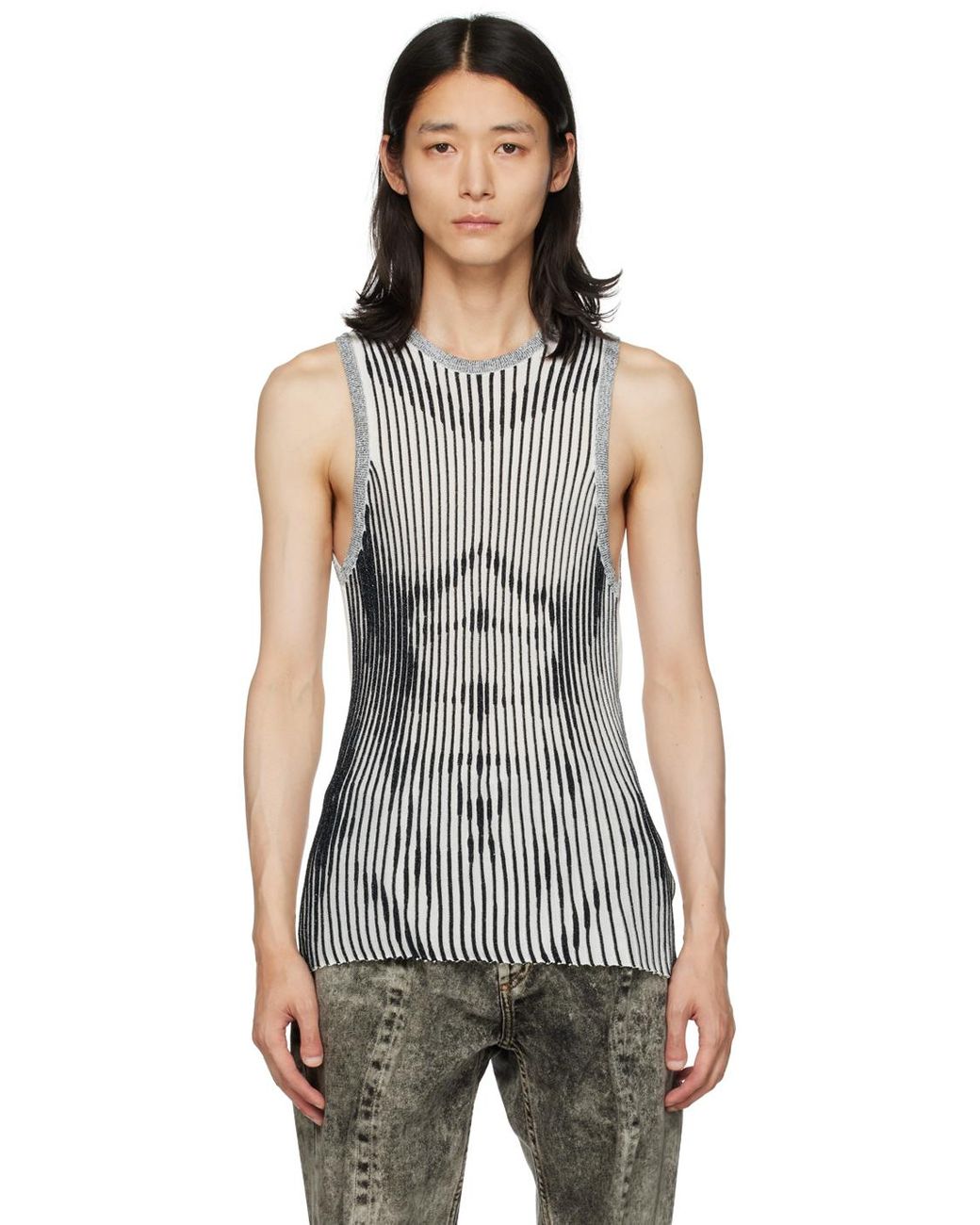 トップス Jean Paul Gaultier - stripe tank top 48 トップス Jean Paul Gaultier - stripe tank top 48 Jean Paul
