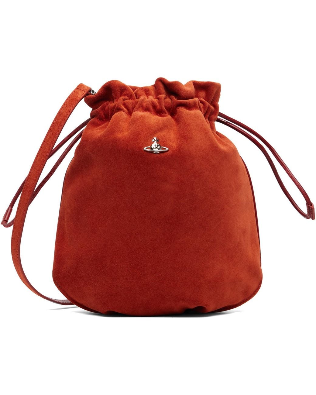 Vivienne Westwood Red Drawstring Pouch Bag